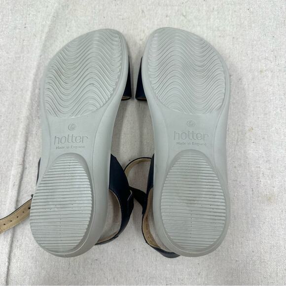 Hotter‎ Tropic navy classic two-part comfort sandal Euro Size 41.5 US Size 9.5 - Picture 10 of 12